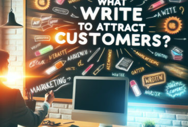 ¿Que escribir para atraer clientes?
