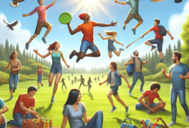 ¿Qué hacer con amigos al aire libre?