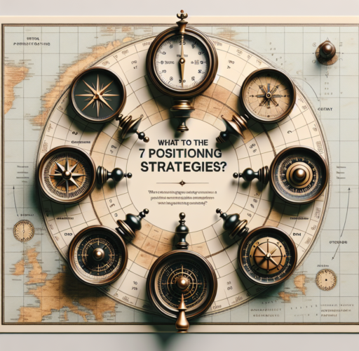 ¿Cuáles son las 7 estrategias de posicionamiento?