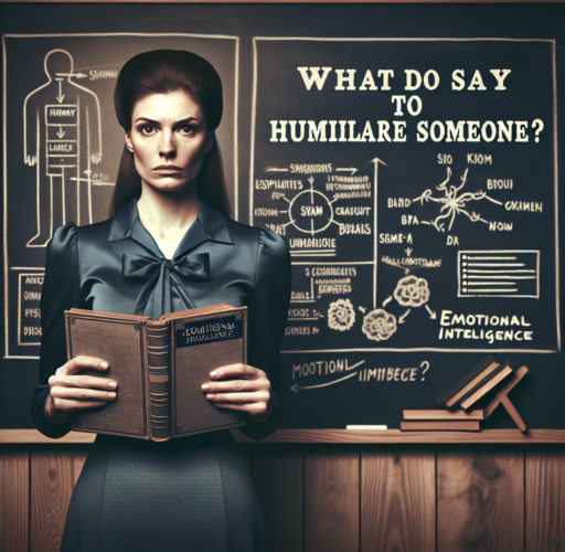 ¿Que decir para humillar?