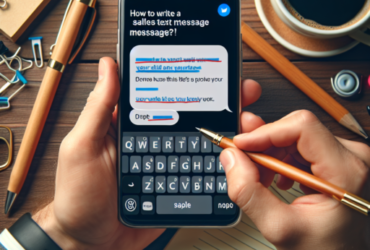 ¿Cómo escribir un mensaje de texto de ventas?